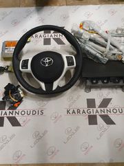 Toyota Yaris scp130 2012-2019 σετ airbag,αεροσακοι με κωδικό 89170-0D300