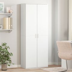 Ντουλάπι Λευκό 70x35x180 εκ. από Επεξεργασμένο Ξύλο 3276658