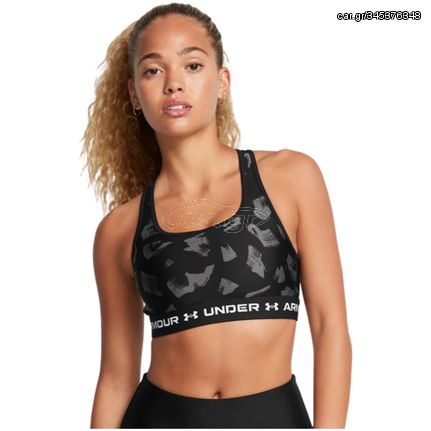 Under Armour Crossback Mid Sports Print Bra