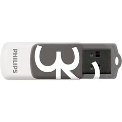 Flash Drive Philips Vivid 32GB USB 2.0 Stick Λευκό