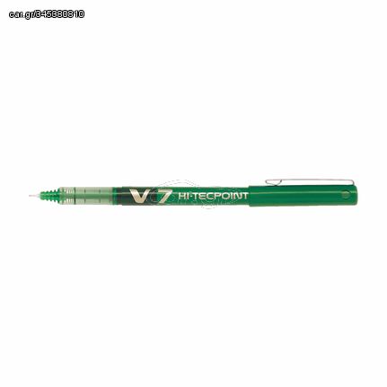 Στυλό υγρής μελάνης Pilot V7 Hi-Tecpoint 0.7mm πράσινο (Πράσινο)