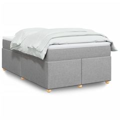 ΚΡΕΒΑΤΙ BOXSPRING ΜΕ ΣΤΡΩΜΑ ΑΝΟΙΧΤΟ ΓΚΡΙ 120X200 ΕΚ. ΥΦΑΣΜΑΤΙΝΟ 3285366