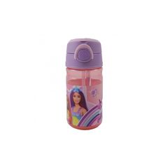 Παγούρι Gim πλαστικό 350ml με καλαμάκι Barbie (571-20204)