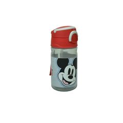 Παγούρι Gim πλαστικό 350ml με καλαμάκι Mickey all in the name (553-15204)