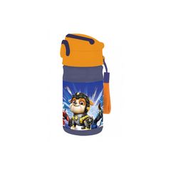 Παγούρι Gim πλαστικό 350ml με καλαμάκι Paw Patrol Mighty movie (555-23204)