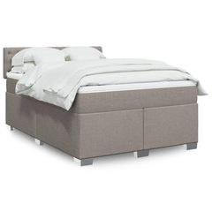 ΚΡΕΒΑΤΙ BOXSPRING ΜΕ ΣΤΡΩΜΑ TAUPE 160X200 ΕΚ. ΥΦΑΣΜΑΤΙΝΟ 3285950