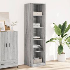 Ντουλάπα Γκρι Sonoma 50x50x200 εκ. από Επεξεργασμένο Ξύλο 3307716