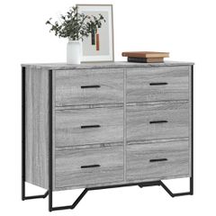 Συρταριέρα Γκρι Sonoma 91x35,5x74,5 εκ. από Επεξεργ. Ξύλο 3295305