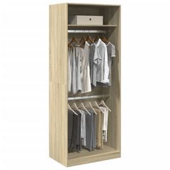 Ντουλάπα Χρώμα Sonoma Δρυς 80x50x200 εκ. από Επεξ. Ξύλο 3307794