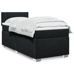 ΚΡΕΒΑΤΙ BOXSPRING ΜΕ ΣΤΡΩΜΑ ΜΑΥΡΟ 90X200 ΕΚ. ΥΦΑΣΜΑΤΙΝΟ 3288066