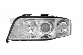 ΦΑΝΑΡΙ ΕΜΠΡΟΣ AUDI A6 C5, αριστερο, nsert colour chromium-plated, H7
