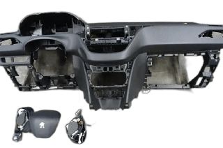 ➤ Σετ αερόσακων airbag + μονάδα 98063150XX για Peugeot 2008 2015 1,200 cc