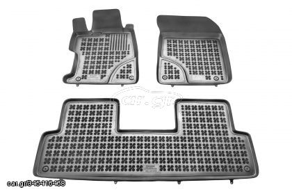 Λαστιχένια πατάκια Rezaw Plast για Honda Civic IX Sedan IX (2012-2015) - τύπου σκαφάκι - 3τμχ.