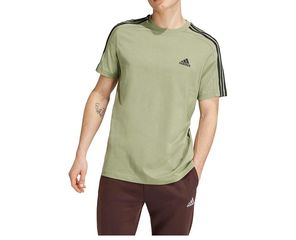 Adidas Essentials Single Jersey 3-Stripes Tee JE0346 Χακί