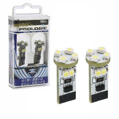 Λάμπες Led T10 12volt 8 Smd Led Canbus Λευκό Φως RaceSport LIT3528 2 Τεμάχια