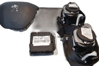 ➤ Σετ αερόσακων airbag + μονάδα 98072114ZD για Peugeot 208 2016 1,560 cc