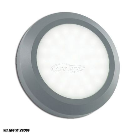 Aca LED SMD επίτοιχη απλίκα Γκρι 4W (SLIM01N)