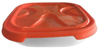 ΦΑΓΗΤΟΔΟΧΕΙΟ ΤΕΤΡΑΓΩΝΟ FRESCO ΠΟΡΤΟΚΑΛΙ 550ml CYCLOPS 003301872Π