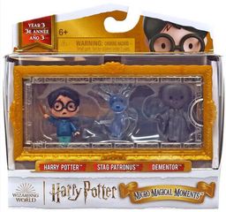 Spin Master Harry Potter: Micro Magical Moments - Harry Potter/Stag Patronus/Dementor Figures Set (6069437)