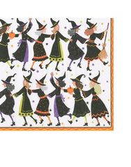 Xαρτοπετσέτες Cocktail Witches Conga Line 12.5x12.5cm Caspari (20 Tεμάχια)