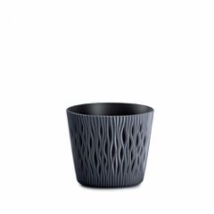 PROSPERPLAST Sandy Round DSR160 Γλάστρα Στρόγγυλη 1,7lt - Ø15,8x13,8Ycm