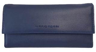 Mario Rossi Καπνοθήκη Τεχνόδερμα Eco - Μεγάλη Navy Blue για Σακουλάκι Καπνού (12544NBL-Eco)