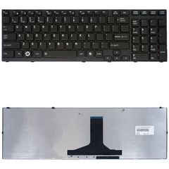 Πληκτρολόγιο Ελληνικό - Greek Laptop Keyboard για Toshiba Sattelite P750 P750D 9Z.N4YBC.101 9Z.N4YBC.10G 9Z.N4YGC.21D MP-10N86F06698 US Black (Κωδ.40011US)