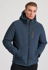 Funky Buddha Softshell Ανδρικό Μπουφάν με Ελαφριά Επένδυση και Κουκούλα FBM010-018-01