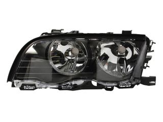 ΦΑΝΑΡΙ ΕΜΠΡΟΣ BMW 3 E46, 2000-2006, αριστερο, insert colour black, με ηλεκτρικό μοτέρ, H7