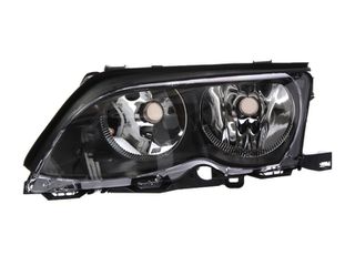 ΦΑΝΑΡΙ ΕΜΠΡΟΣ BMW 3 E46, 2001-2006, insert colour black, με ηλεκτρικό μοτέρ, H7