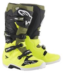 Μπότες Off Road-MX-Motocross Alpinestars TECH 7  ΚΙΤΡΙΝΟ/ΧΑΚΙ/ΠΡΑΣΙΝΟ/ΜΑΥΡΟ
