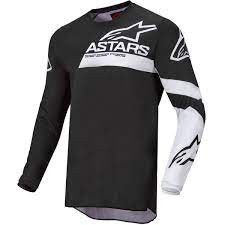 Μπλούζα Off Road-MX-Motocross Alpinestars Fluid Chaser Black WhiteNeon