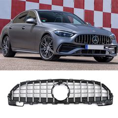 Μάσκα εμπρός Χρώμιο κατάλληλο για MERCEDES C-Class (W206) Sedan Estate (2021-On) Panamericana GT AMG-Line