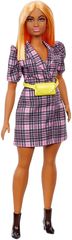 Barbie - Fashionistas Doll - Puff Sleeve Plaid Blazer Dress (GRB53) / Toys