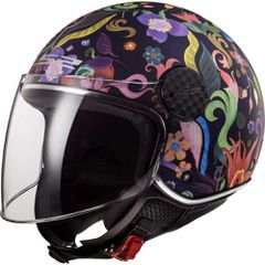 Κράνος Jet LS2 OF558 Sphere Lux II ECE 22.06 Bloom  Matt Blue-Pink