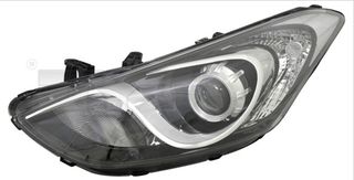ΦΑΝΑΡΙ ΕΜΠΡΟΣ HYUNDAI i30, 2011-2015, αριστερο, με ηλεκτρικό μοτέρ, H7