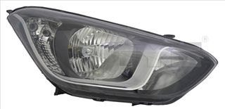 ΦΑΝΑΡΙ ΕΜΠΡΟΣ HYUNDAI i20, 2012-2015, δεξι, με ηλεκτρικό μοτέρ, H7-thumb-1