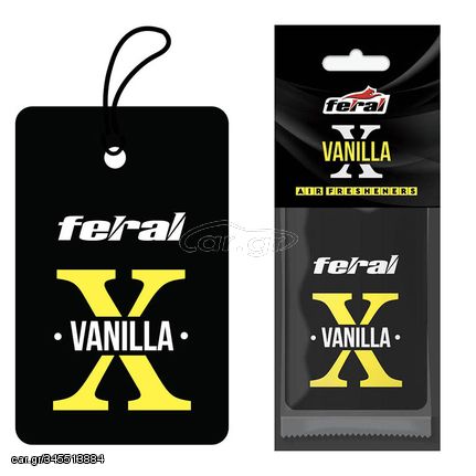 Αρωματικό Αυτοκινήτου Κρεμαστό Feral X Collection Vanilla 1 Τεμάχιο