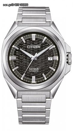 Ρολόι Citizen Series 8 Automatic με ασημί μπρασελέ NB6050-51E