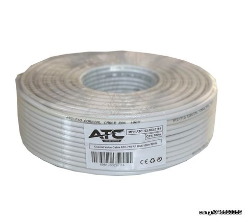 ATC Στροφείο RF ATC-710 Value RG6 100m