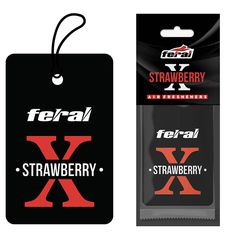 Αρωματικό Αυτοκινήτου Κρεμαστό Feral X Collection Strawberry 1 Τεμάχιο