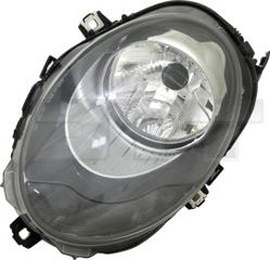 ΦΑΝΑΡΙ ΕΜΠΡΟΣ  MINI MINI CLUBMAN F54, MINI F55, F56, MINI F57 , 2013-2019, αριστερο, με ηλεκτρικό μοτέρ, H4,  indicator colour white