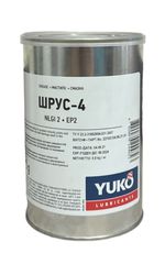 NLGI 2 ΓΡΑΣΣΟ ΛΙΘΙΟΥ YUKO 0.8KG SHRUS 4 SHRUS-4  Χρησιμοποιείται για τη λίπανση αρθρώσεων σταθερής ταχύτητας (SHRUS) σε αυτοκίνητα με κίνηση στους εμπρός τροχούς και σε όλους τους τροχούς. Χρησιμοποιε