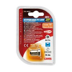 ΛΑΜΠΑ P21W 24V BA15s 15lm LED12 ΠΟΡΤΟΚΑΛ (ΜΟΝΟΠΟΛΙΚΟ) BLISTER 1ΤΕΜ.  Τεχνολογία Smd
Σύστημα πολλαπλών τσιπ
 Μακράς διαρκείας