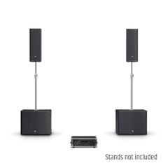 LD Systems STINGER G3 GALA SET 2 x double 8" passive PA Speaker + 2 x 18" passive Subwoofer + Amping Rack - LD SYSTEMS