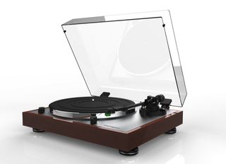 THORENS TD 402 DD Turntable with MM Catridge and Phono preamplifier (Walnut hg) - Thorens