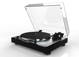 THORENS TD 402 DD Turntable with MM Catridge and Phono preamplifier (Black hg) - Thorens