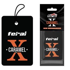 Αρωματικό Αυτοκινήτου Κρεμαστό Feral X Collection Caramel 1 Τεμάχιο