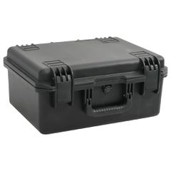 vidaXL Θήκη Πτήσης Φορητή Μαύρη 49x38x23 εκ. από Πολυπροπυλένιο