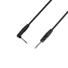 Adam Hall Cables 4 STAR IPR 0090 Patch Cable Rean Angled Jack TS x Jack TS 0.9 m - Adam Hall